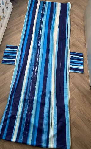 Striped beach chair - chair, cover