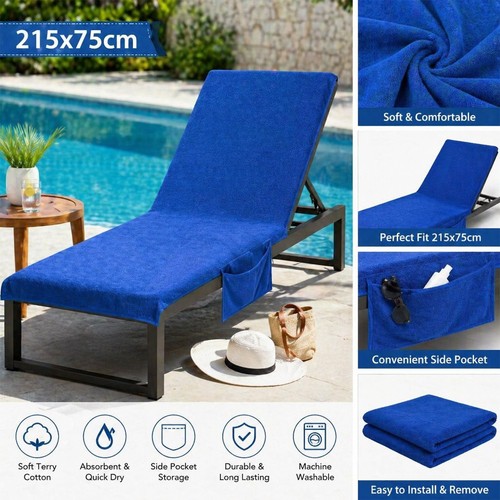 Sun lounger towel - sun, with